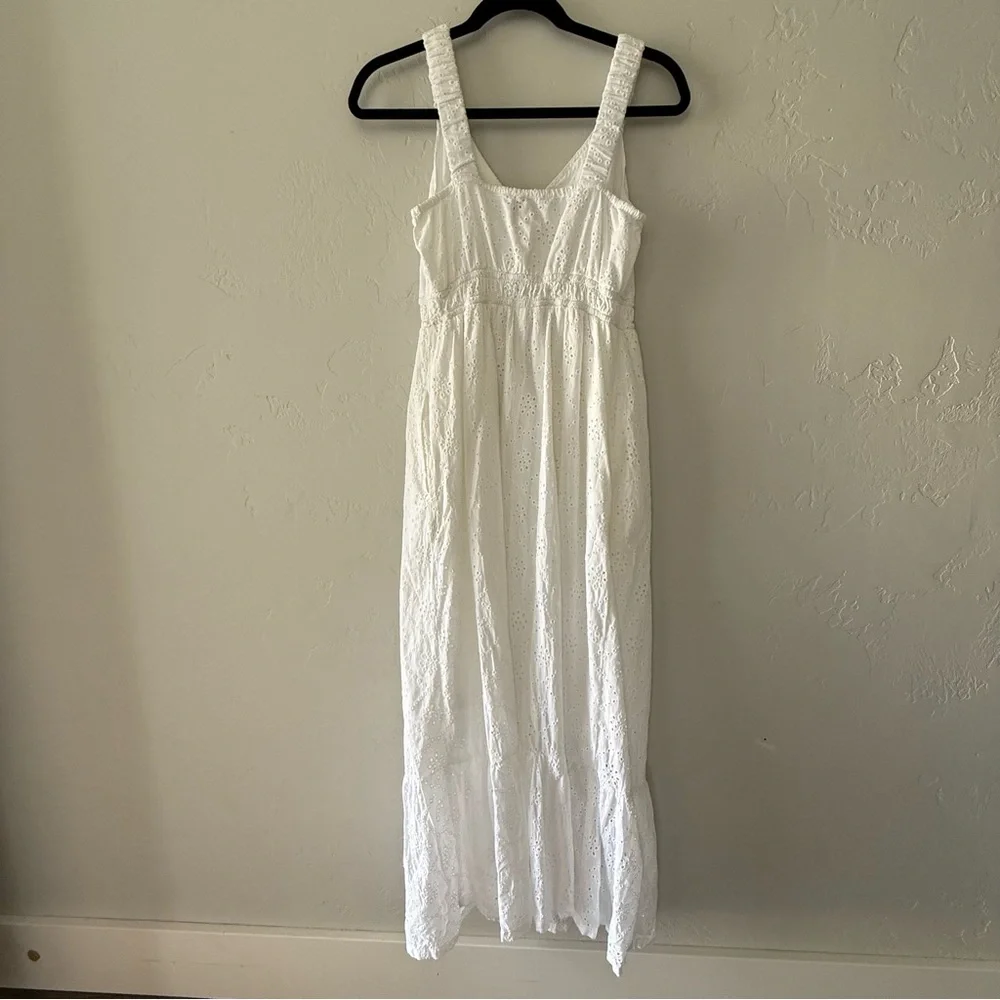 Isabel Maternity 100% Cotton Eyelet Dress - Picture 6 of 13